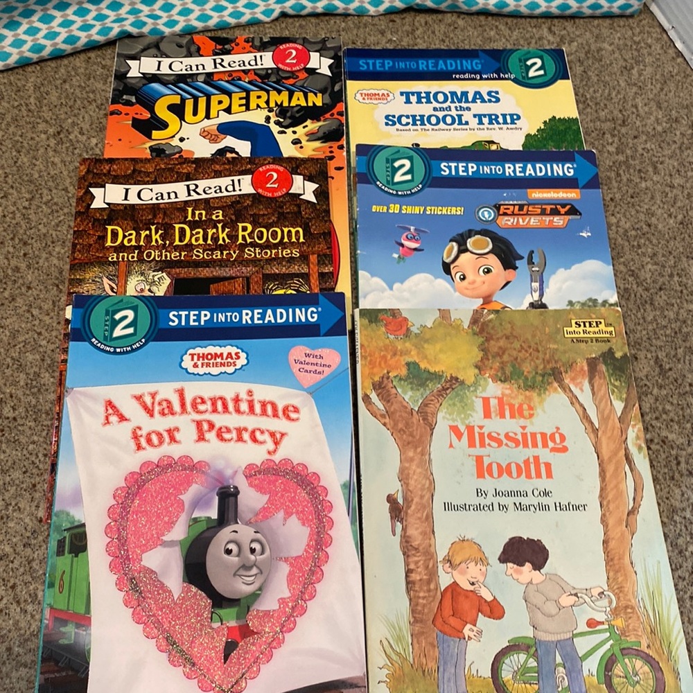 🦊 6 Childrens Soft cover level 2 books